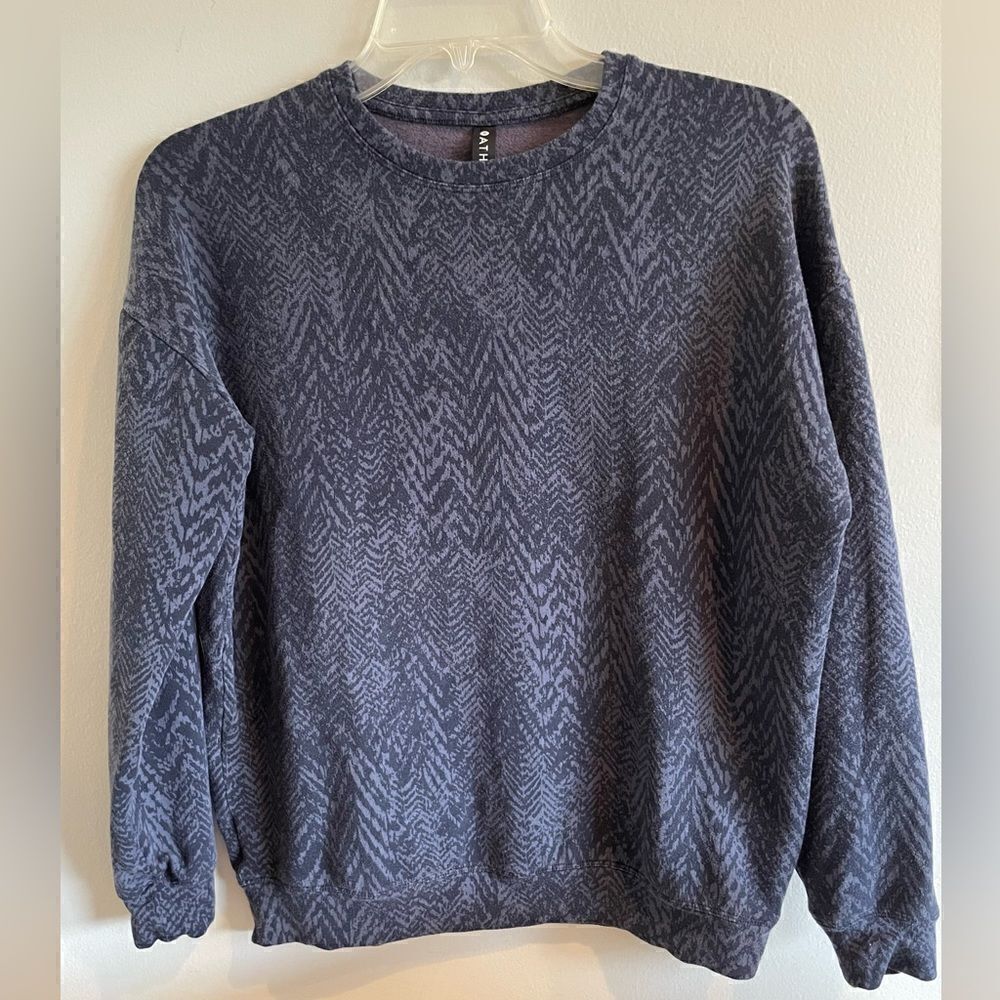 Athleta Blue Sweatshirt Size XS